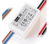 illuburg LED Driver 12V 12W Compact 69x35x23mm Flickerfree for LED Strip GU4 MR11 GU5.3 MR16 Power Supply Transformer