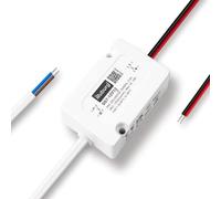 illuburg LED Driver 12V 12W Waterproof IP67 Flickerfree Compact 57x40x26mm for LED Strip Light Power Supply Transformer