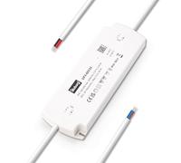 illuburg LED Driver 24V 60W Waterproof IP44 Flat Flickerfree for LED Strip Light LED Power Supply Transformer