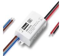 illuburg LED Driver 24V, 6W Waterproof IP66 Flickerfree for LED Strip Light, Corded Electric, CE, UKCA certified, Overload & Overvoltage Protection