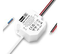 illuburg LED Driver 24V Dimmable TRIAC Phase Cut 2.4W - 12W Waterproof IP65 for LED Strip Power Supply Transformer