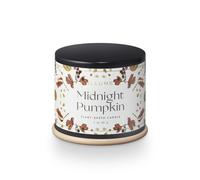 ILLUME Noble Holiday Collection Midnight Pumpkin Demi Vanity Tin Candle 3 oz
