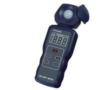 Illuminance Meter, Solar Irradiance Meter Measurement Performance Light Meter Digital Illuminator Handheld Ambient Temperature Measuring Instrument, Brightness Measurement