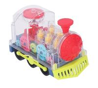 Illuminate the Educational Electric Toy with Music and Lights for Young Children, for Tracking Learning, ABS Material, Transparent Design