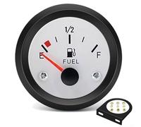 Illuminated 2 inch fuel gauge 52MM for vehicle dashboard use fits 12 volt 4 cylinder 6 cylinder and 8 cylinder For cars