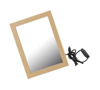 Illuminated 3D Embossed Photo Frame Display Case with LED Light Panel Picture Frame Interchangeable Panel