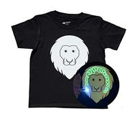 Illuminated Apparel Interactive Glow in The Dark T-Shirt - Fun for Birthday Parties & Festivals - Light up The Night (3-4 Years, Lion)