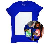 Illuminated Apparel Super Green Glow Small Royal Blue T-Shirt (Small)