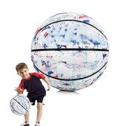 Illuminated Basketball, Basketball Glowing in the Dark | Nylon Wrapped Glowing in the Dark PU Leather Basketball - Multifunctional Outdoor Play Supplies, Better Grip Training Balls for