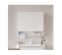 Illuminated Bathroom Mirror Cabinet with Storage WallMounted Stylish OverToilet Bathroom Organizer White 120 x 70 cm (W x H) SpaceSaving Solution for Modern Bathrooms