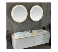 Illuminated Bathroom Mirror Duravit Happy D.2 Plus 2 pieces 700mm Decor Chrome Lines