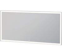 Illuminated Bathroom Mirror Duravit L-Cube anti-fog 1400x700mm White Matt LC7384018180100