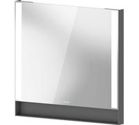 Illuminated Bathroom Mirror Duravit Qatego 800x750mm Graphite Matt QA7082049490000