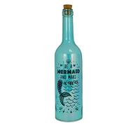 Illuminated Bottles Be a Mermaid and Make Waves Iridescent Light Up Bottle