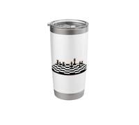 Illuminated Chessboard at Night Stainless Steel Insulated Tumbler