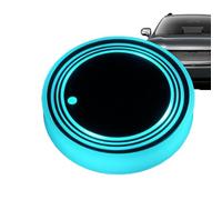 Illuminated Coasters for Car Cups, LED Insert for Car Cup Holder,Coaster with LED Light for Cup | Atmosphere Light Cup Holder Insert Car Interior Ta Mat