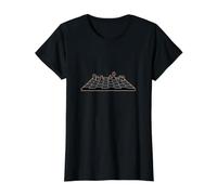 Illuminated Dark Chessboard at Night Value Graphic T-Shirt, Women, Black, S