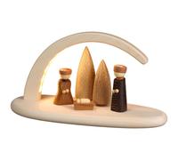 Illuminated LED Nativity Scene Arch HxLxW 13x24x10cm NEW Light Arch