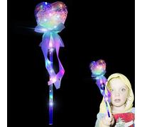 Illuminated Magic Wand for Kids, Illuminated Wand, LED Luminous for Kids, Illuminated Princess Staff, Fun Fantasy Game Prop, Kids Favor, Birthday Toy