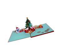 Illuminated Musical Christmas Card Popup Holiday Greeting With Enchanting Tune For Family And Friend Seasonal Greeting Card