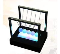 Illuminated Newton Pendulum Ball Miniature Model Ornaments Home Decoration Home Office Desk Decoration