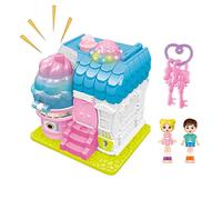 Illuminated Play House, Musical Mansion Toy Set, Imaginative Role Play Building, Mini Family Living Model Kit, Creative Storytelling Environment for Boys Girls Home Classroom School Bedroom Study