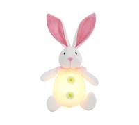 Illuminated Plush Easter Bunny for Children - Luminous Soft Rabbit, Cute Toy, Decorative LED Doll, Cosy Night Companion, Luminous Plush for , M