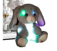 Illuminated Plush Stuffed Animal | 25 Centimeters Cuddly Rabbit Luminous Dolls,Rabbit Stuffed Animal - Suitable for Boys and Girls for Use in Home, Playroom, Travel, and in Autost