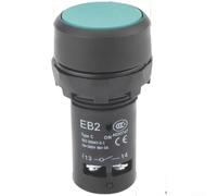 Illuminated Push Button Switch 22mm Self Resetting 220V Red(EB2F-10DN Green)