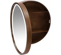 Illuminated Round Medicine Cabinet with LED MirrorStylish rage for Bathroom Bedroom & Living RoomModern Design Easy Installation SpaceSaving Solution
