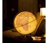 Illuminated World Globe For Kids With Wooden Stand,built In Led For Illuminated Night View Antique Globe