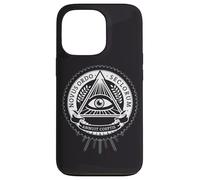 Illuminati All Seeing Eye Conspiracy Illusion Pyramid Case for iPhone 13 Pro