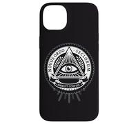 Illuminati All Seeing Eye Conspiracy Illusion Pyramid Case for iPhone 14 Plus