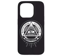 Illuminati All Seeing Eye Conspiracy Illusion Pyramid Case for iPhone 15 Pro
