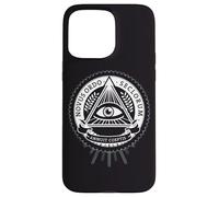 Illuminati All Seeing Eye Conspiracy Illusion Pyramid Case for iPhone 15 Pro Max