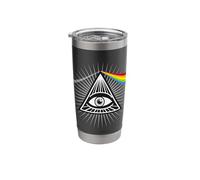 Illuminati All Seeing Eye Conspiracy Illusion Pyramid Stainless Steel Insulated Tumbler
