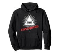 ILLUMINATI CONFIRMED Funny All Seeing Eye Triangle Meme Pullover Hoodie