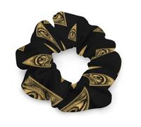 Illuminati Eye of Secret Fashion Hair Bands Scrunchies for Women Soft Elastic Hair Ties Accessories