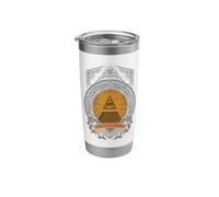 Illuminati Pyramid All Seeing Eye Stainless Steel Insulated Tumbler