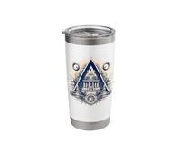 Illuminati Pyramid All Seeing Eye Stainless Steel Insulated Tumbler