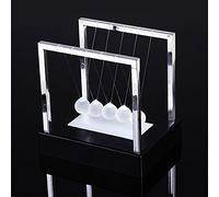 Illuminating Cradle Demonstrator Interactive Learning Tool for Classroom Engagement Glowing Motion Display Desk Ornament (Black, One Size)