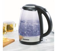 Illuminating Easy Fill Glass Kettle By Daewoo 1.7 Litre