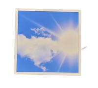 ILLUMINATIO 48W Sky LED Panel Light 600 x 600, Square 6500K Cool White Cloud LED Ceiling Tiles