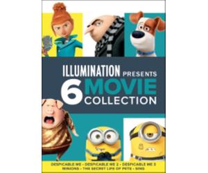 Illumination Presents: 6-Movie Collection (Despicable Me / Despicable Me 2 / Despicable Me 3 / Minions / The Secret Life of Pets / Sing)