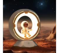 ILLUMYN Astronaut Space Night Light for Kids with 12-Level Cold Warm Light Rechargeable Dimmable Tap Touch Nightlight for Boy Children Toddler Bedroom Bedside Livingroom Desktop