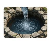 Illusion Design 3D Hole Optical Carpet for Unique Room Design Fun Interaction (G, One Size)