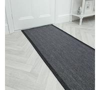Illusion Indoor/outdoor Hallway Runner Rug - Durable, Reversible & Hardwearing Carpet For Home Or Garden