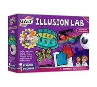 Galt Illusion Lab - Explore & Discover Childrens Science Kit, 9 Fun Science Experiments for Kids, Eye Popping Illusions - STEM Toys, National Curriculum Compatible - Gifts for Boys & Girls Ages 6 Plus