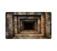 Illusion Mat - Plush Pad, Funny 3D Hole Design Non-slip Floor Decor Carpet for Bedroom Bathroom Kitchen Shower Toilet House Entrance Apartment Indoor Outdoor Cartoon Novelty Decor