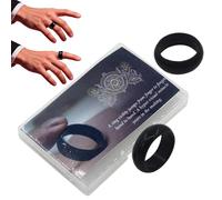 Illusion Ring Set - Stage Magic Props, Compact Sleight Equipment Durable Professional Beginner Friendly Entertaining Close-Up Tricks Kit | for Children Teens Adults Birthday Celebration Party Skills S